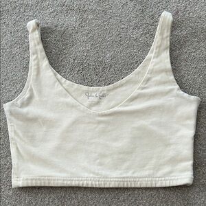 Brandy Melville Cream Crop Top